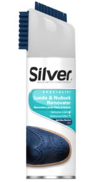 ملمع احذية شمواه بخاخ 200 مل ازرق داكن