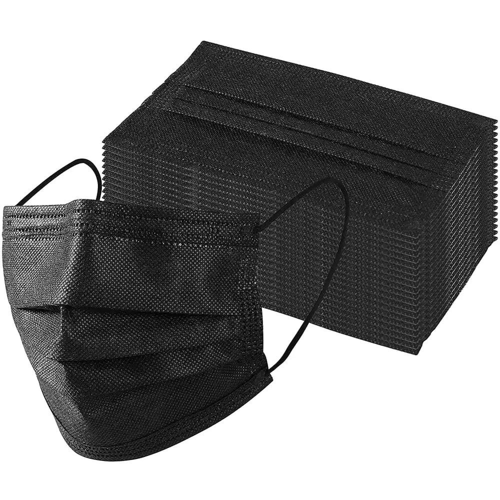 كمامات لون اسود