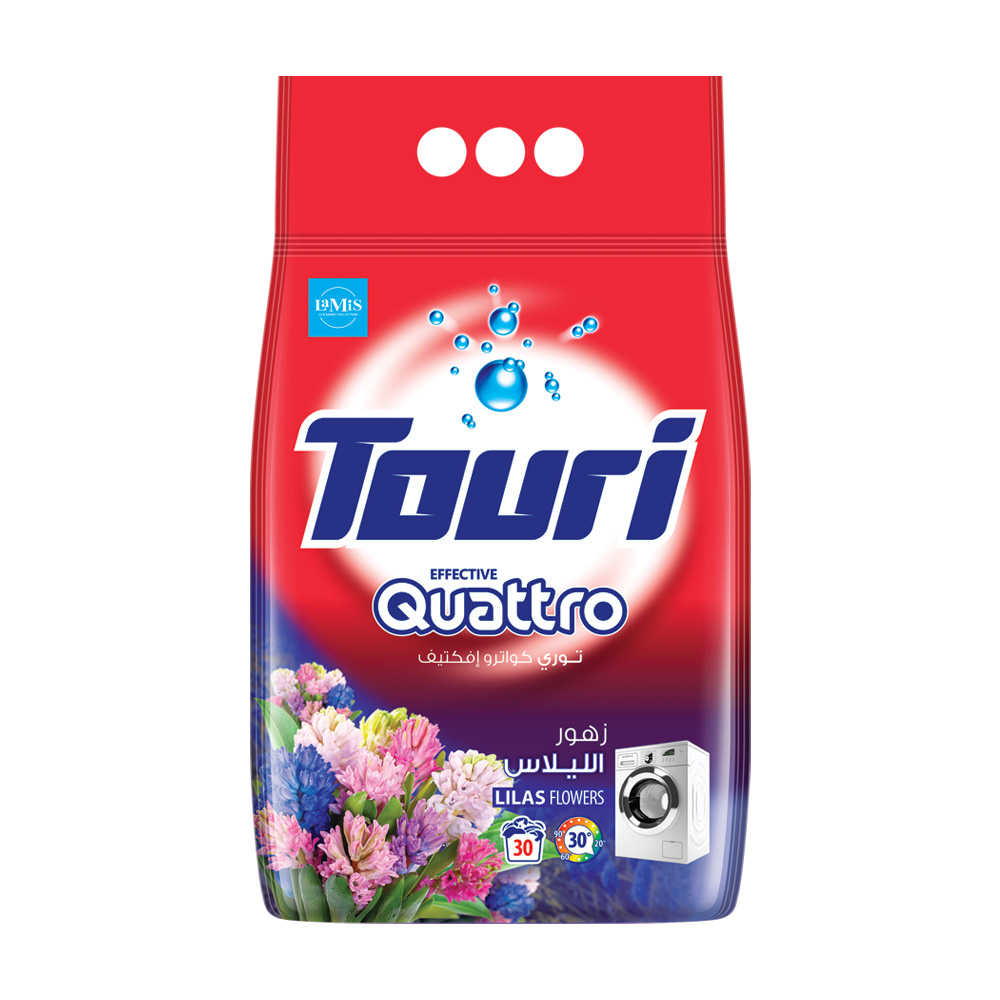 مسحوق غسيل توري برائحة زهور الليلاس 2 ك