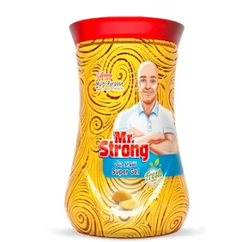 جل أرضيات مستر سترونج لون أصفر 2ك