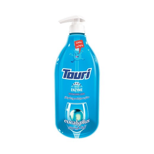 سائل جلي توري 1500مل مع ليفة الازرق