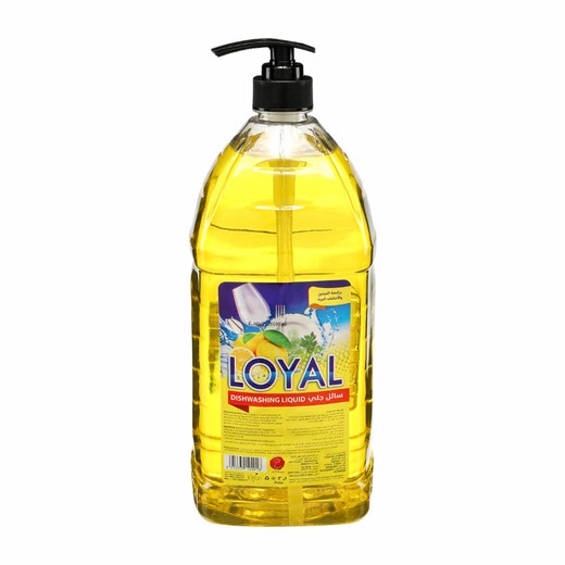 سائل جلي لويال 2 لتر برائحة الليمون